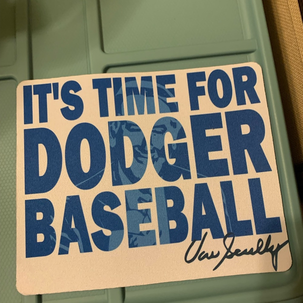 New La Dodgers mouse pad
